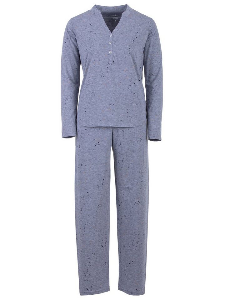 zeitlos Schlafanzug Pyjama Set Langarm - Sterne von zeitlos