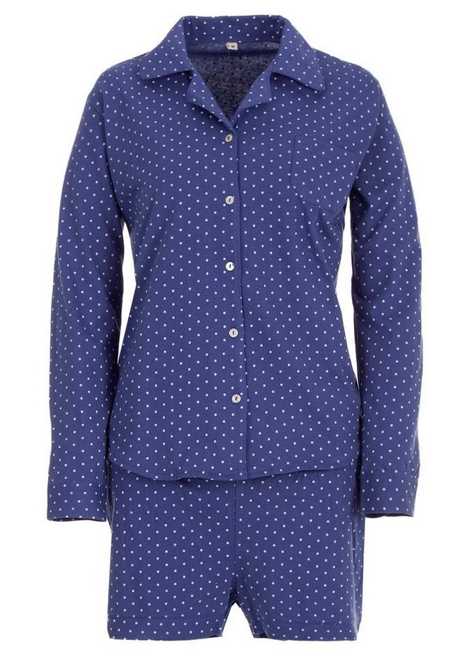 zeitlos Schlafanzug Pyjama Set Shorty - Langarm von zeitlos