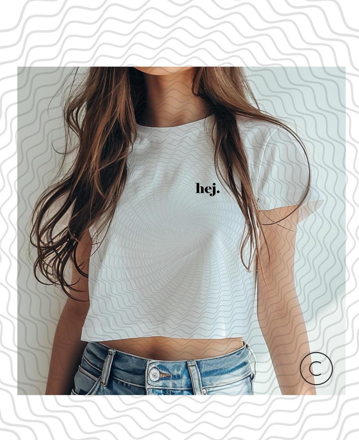 Bügelbild, Hej. , Spruch T-Shirt, Statement Neon Farben Bügelbild, Hej. , Spruch T-Shirt, Statement Neon Farben von zeitloseSchaetze