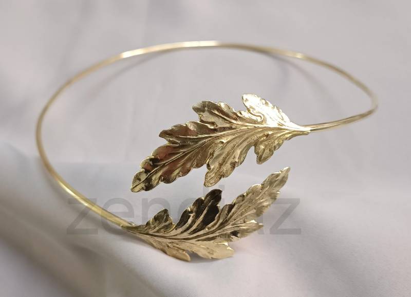 Blattgold Haarreif Krone von zendiaz