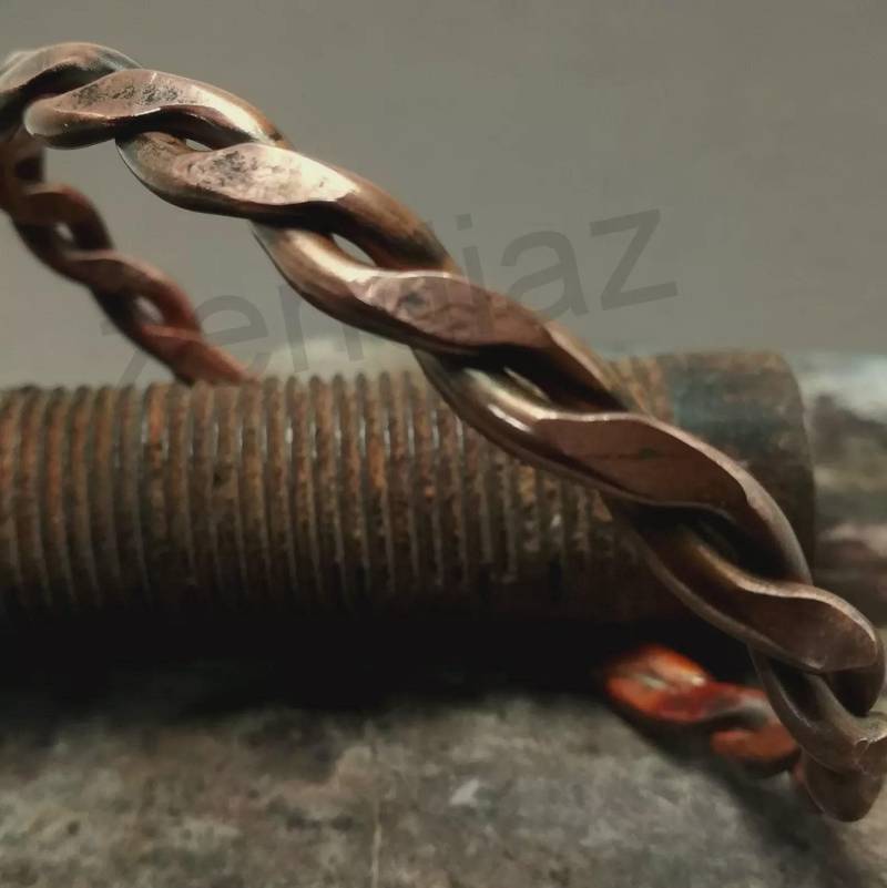 Gehämmertes Kupfer Armreif von zendiaz