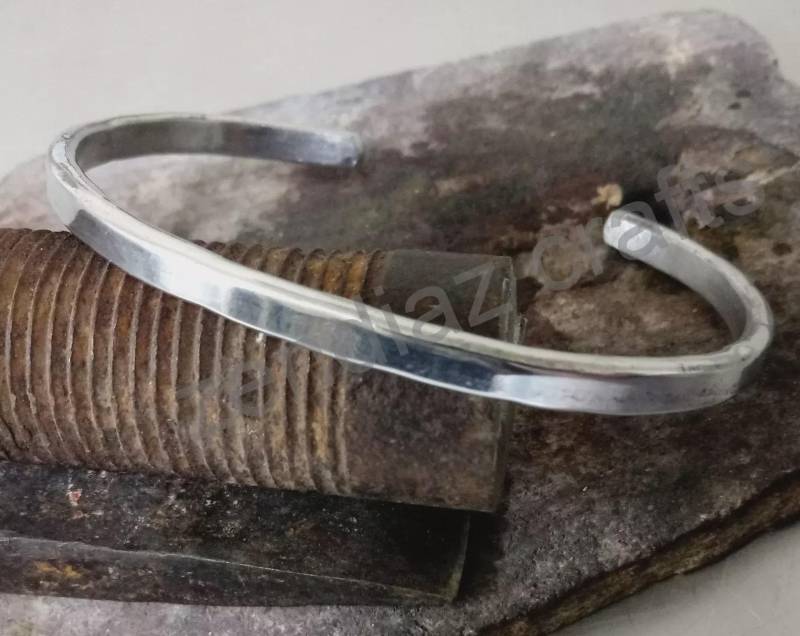 Handmade Sterling Silber Manschette Armband von zendiaz