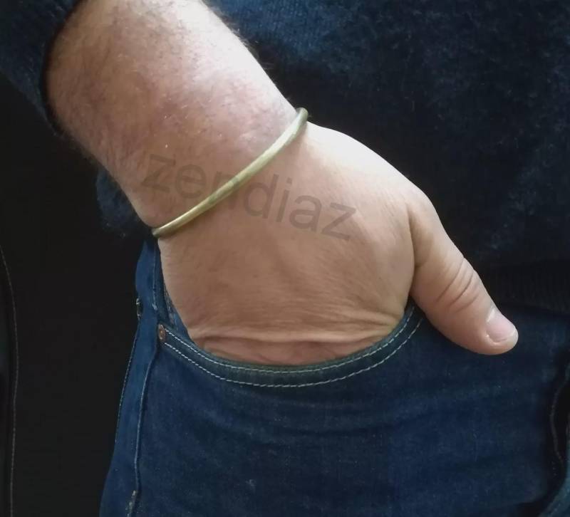 Herren Messingarmband von zendiaz