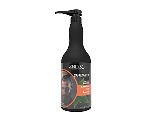 ZENIX Herren Shampoo, Kaffee, 1000 ml von zenix