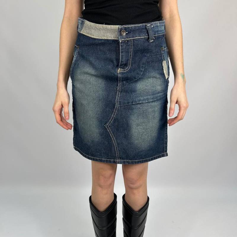 Denim Midi Y2K Preloved Rock Denim Midi Y2K Preloved Rock von zephyry2k