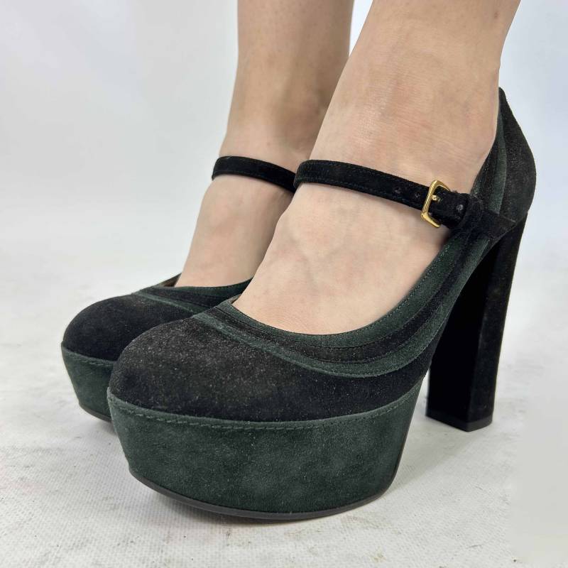 Marni Velvet Preloved Mary Janes Mit Absatz von zephyry2k