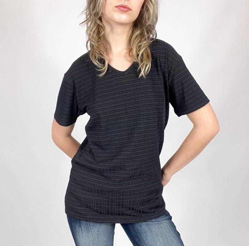 Y2K Schwarzes Kariertes Joop Gebrauchtes T-Shirt von zephyry2k