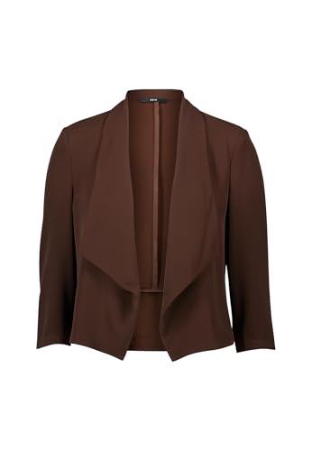 zero Damen Blazer offener Style 42, Chicory Coffee von zero