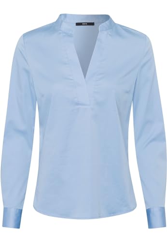 zero Damen Bluse im Business-Look Frozen Blue,36 von zero
