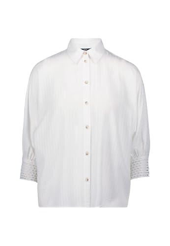 zero Damen Bluse mit Fledermausärmeln 36, Offwhite von zero