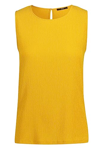 zero Damen Blusentop Borkenkrepp Honey,38 von zero