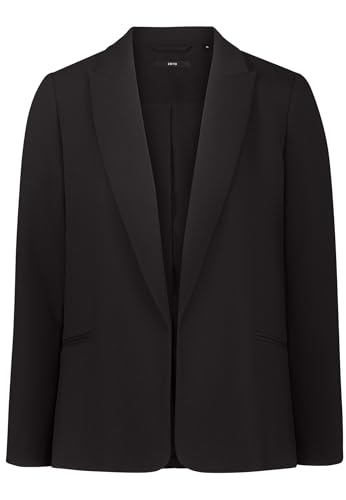 zero Damen Eleganter Blazer mit Paspeltaschen Black Beauty,36 von zero