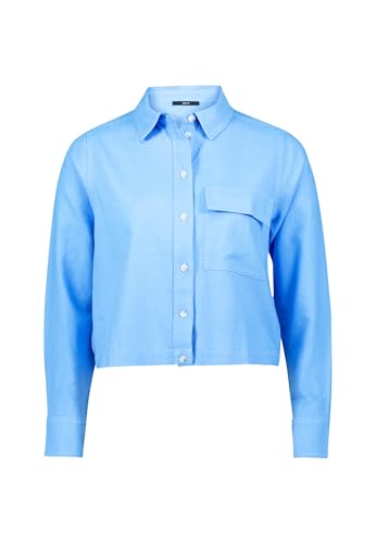 zero Damen Hemdbluse mit Klappentasche 38, Ocean Blue zero Damen Hemdbluse mit Klappentasche 38, Ocean Blue von zero