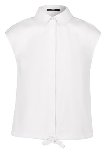 zero Damen Hemdbluse mit Tunnelzug Brilliant White,36 von Zero