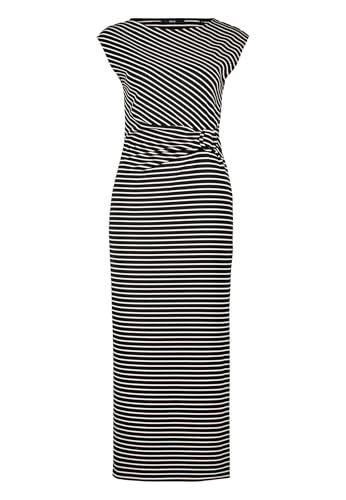 zero Damen Jerseykleid mit Streifen 40, BlackCream von zero