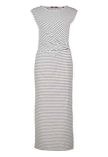 zero Damen Jerseykleid mit Streifen 40, CreamDark Blue von zero