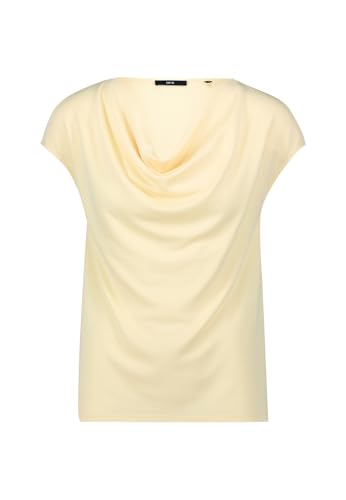 zero Damen Jerseyshirt mit Wasserfallausschnitt 40, Double Cream von zero