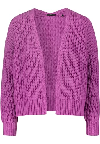 zero Damen Kurze Grobstrickjacke Cattleya Orchid,M von zero