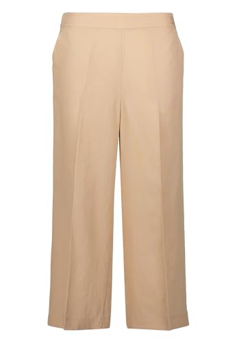 zero Damen Leinenhose mit weitem Bein 24 Inch 40, Ginger Root von zero