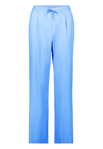 zero Damen Leinenhose zum Binden 30 Inch 42, Ocean Blue von zero