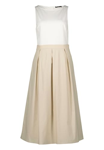 zero Damen Midikleid 2-in1-Optik ausgestellt 36, Patch Beige Cream von zero