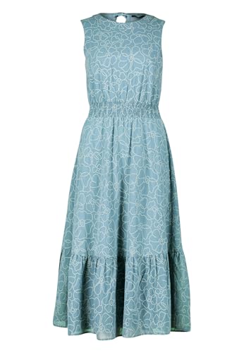 zero Damen Midikleid mit Volants 38, BlueBlue von zero