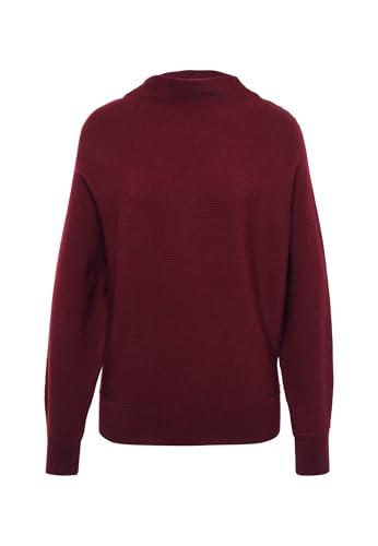zero Damen Pullover strukturiert mit Stehkragen 44, Mystic Berry von zero