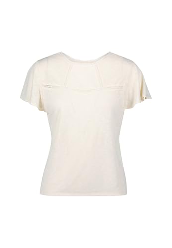 zero Damen Shirt mit Häkeldetails 36, Eggnog von zero