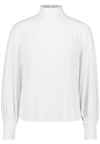 zero Damen Shirt mit Stehkragen Offwhite,40 von zero