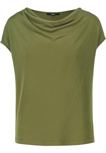 zero Damen Shirt mit Wasserfallausschnitt Cypress,38 von zero