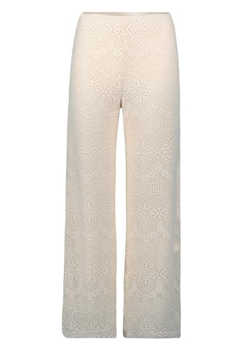 zero Damen Spitzenhose mit weitem Bein 30 Inch 42, Eggnog von zero