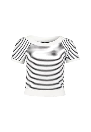 zero Damen Streifenshirt mit Raglan Ärmel 34, CreamDark Blue von zero