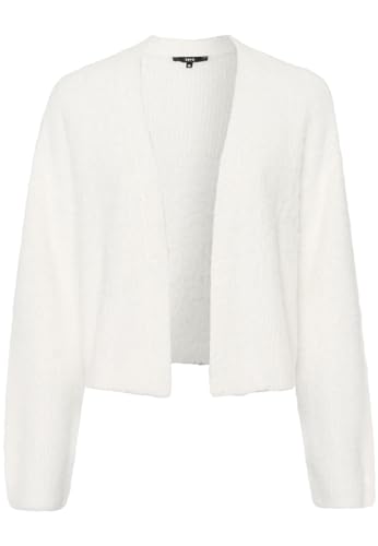 zero Damen Strickjacke flauschig Open Style Offwhite,44 von zero