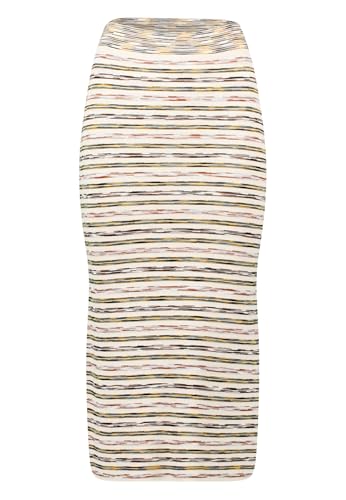 zero Damen Strickrock mit Streifen 36, CreamNature von zero