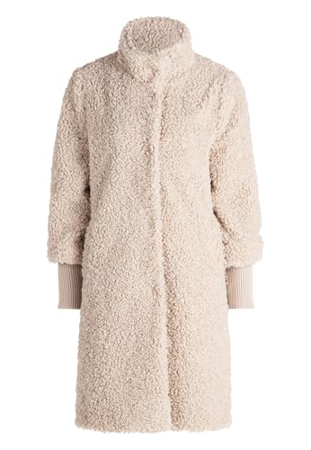 zero Damen Teddymantel mit Stehkragen 40, French Oak von zero