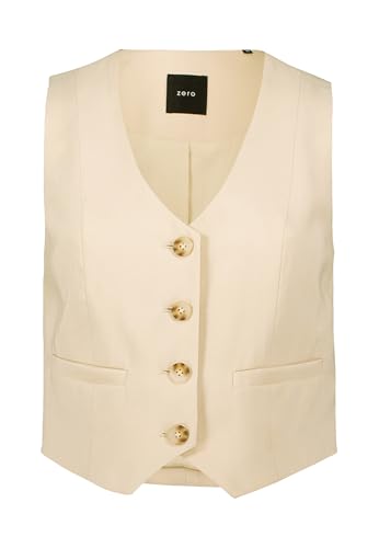 zero Damen Weste mit Knopfleiste 38, French Oak von zero