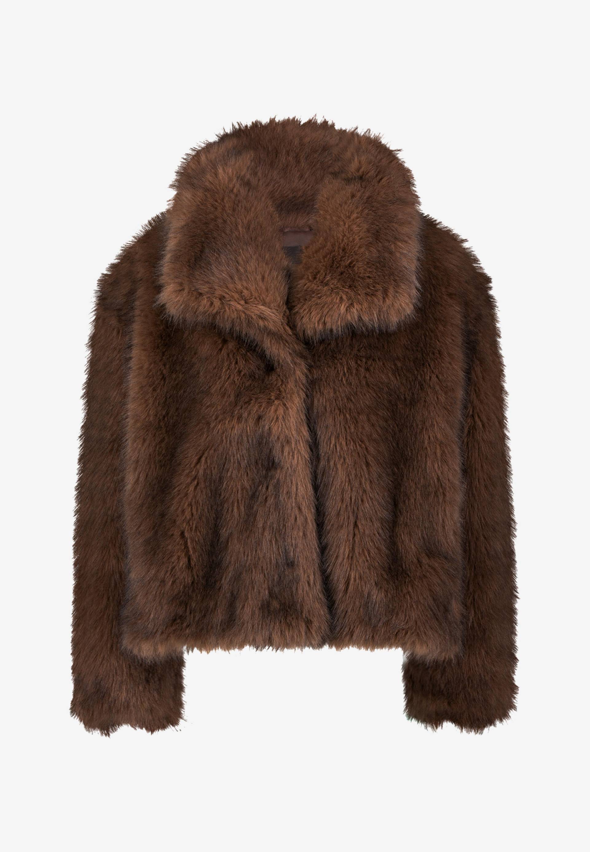 zero - Jacke in Felloptik - Gr. - 40 von zero