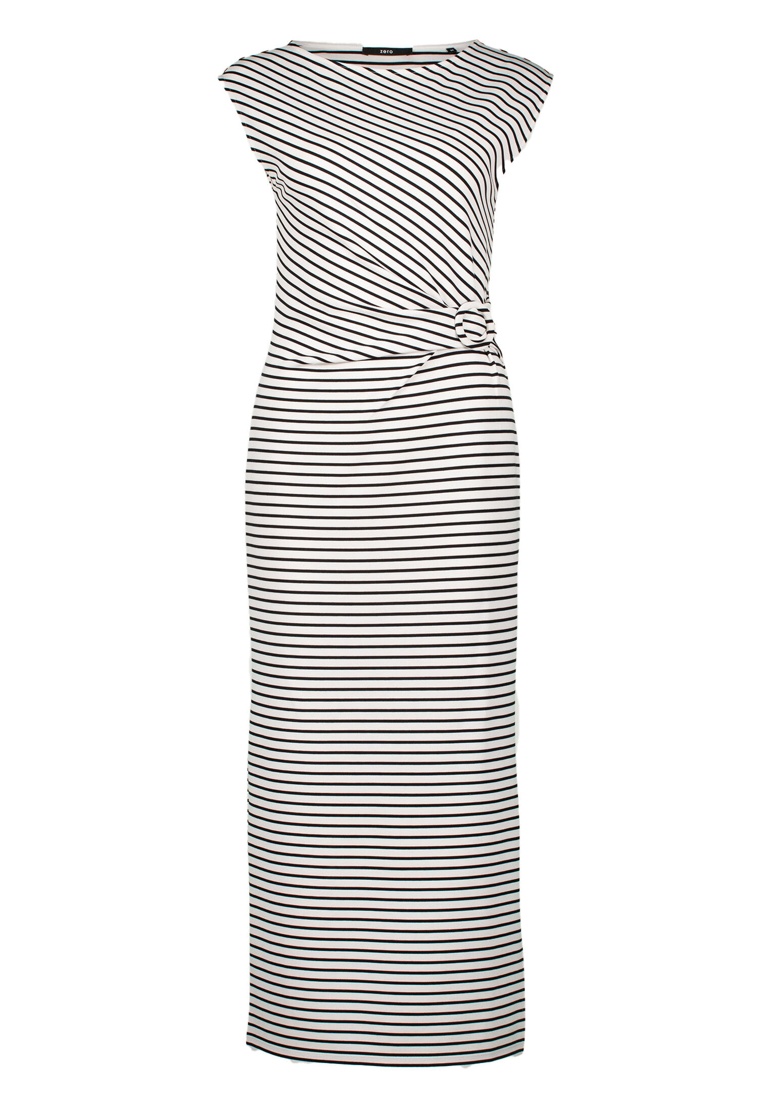 zero - Jerseykleid creamdark blue - Gr. - 40 von zero