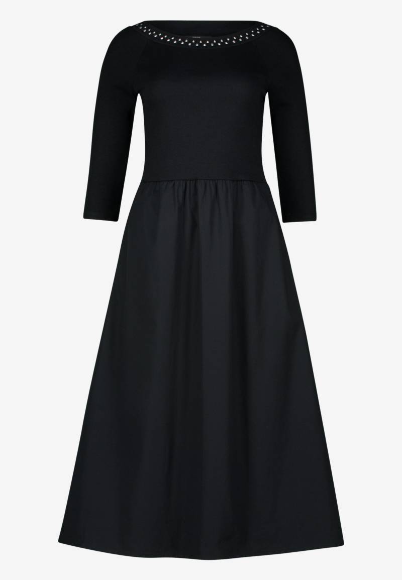 zero - Midikleid A-Linie mit Nieten patch blackblack - Gr. - 42 von zero