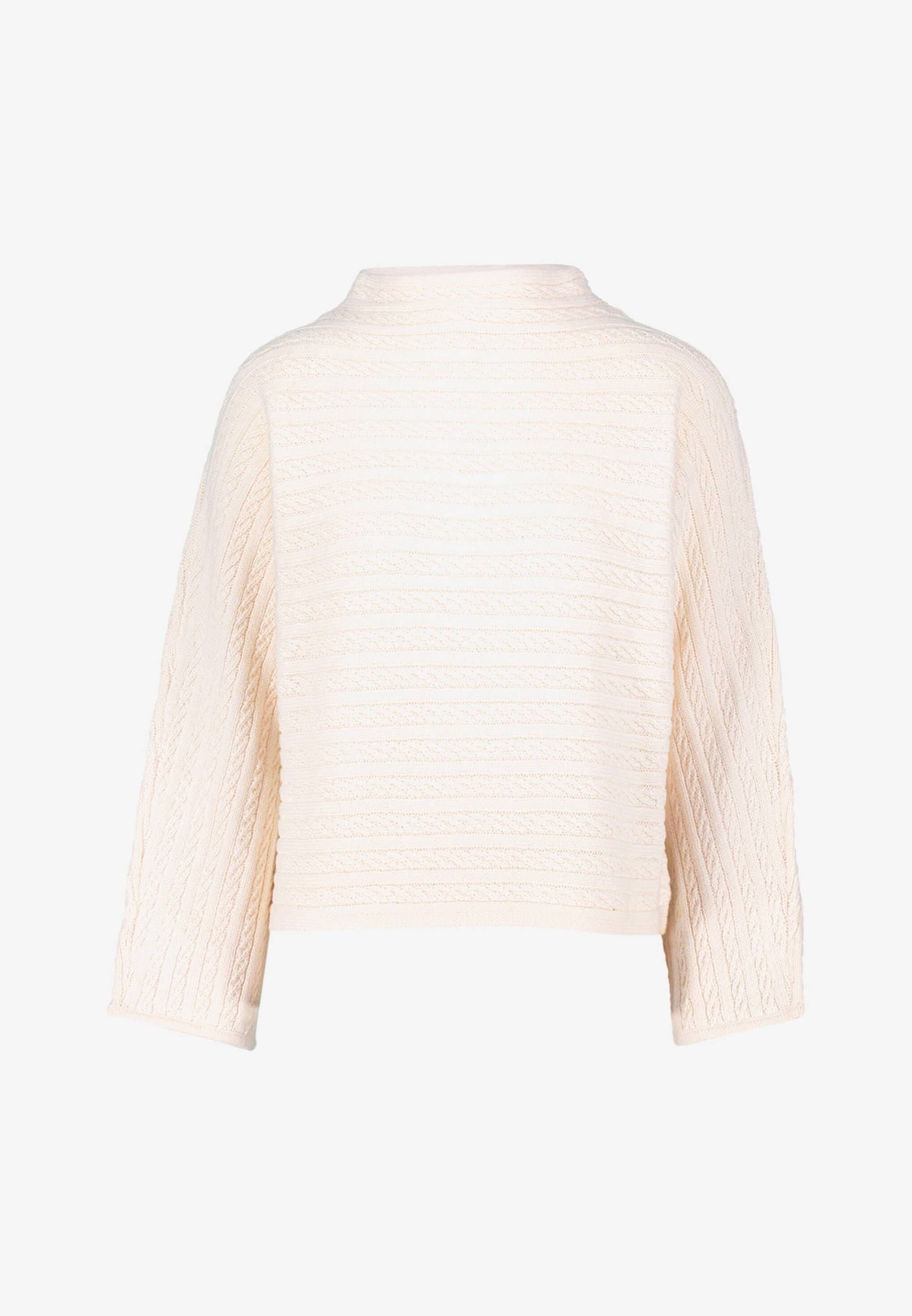 zero - Pullover mit Zopfmuster eggnog - Gr. - L von zero