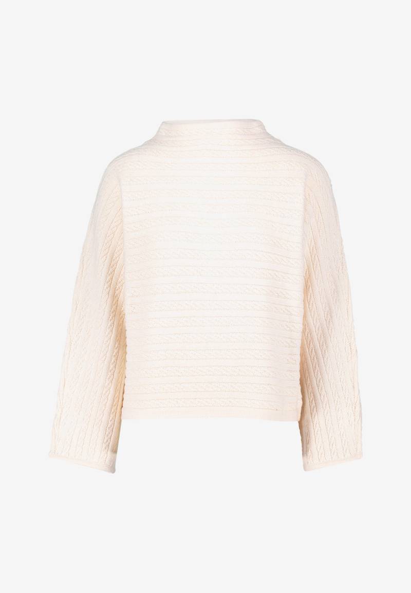 zero - Pullover mit Zopfmuster eggnog - Gr. - S von zero