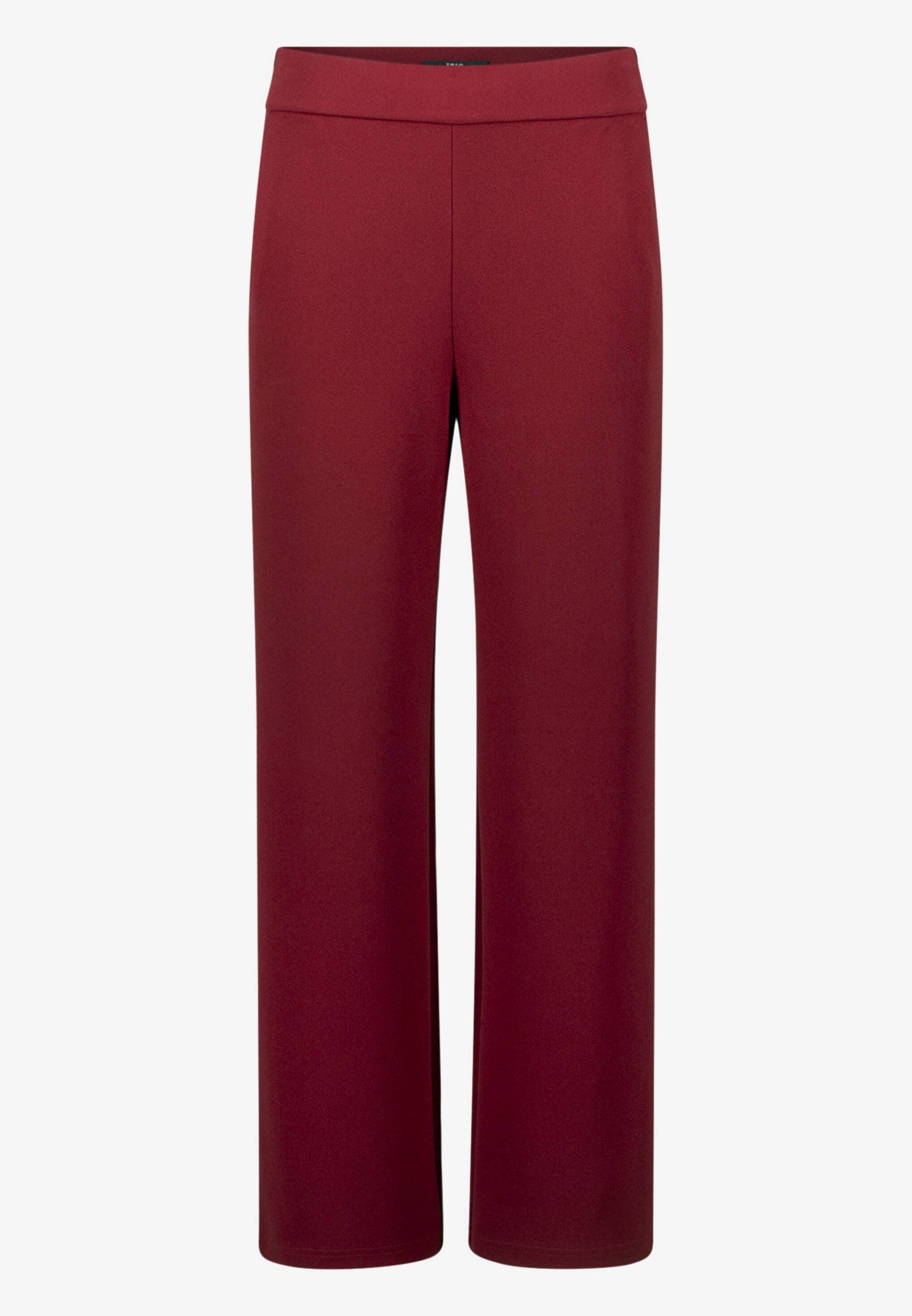 zero - Stoffhose mit elastischem Bund 28 Inch cabernet - Gr. - 36 von zero