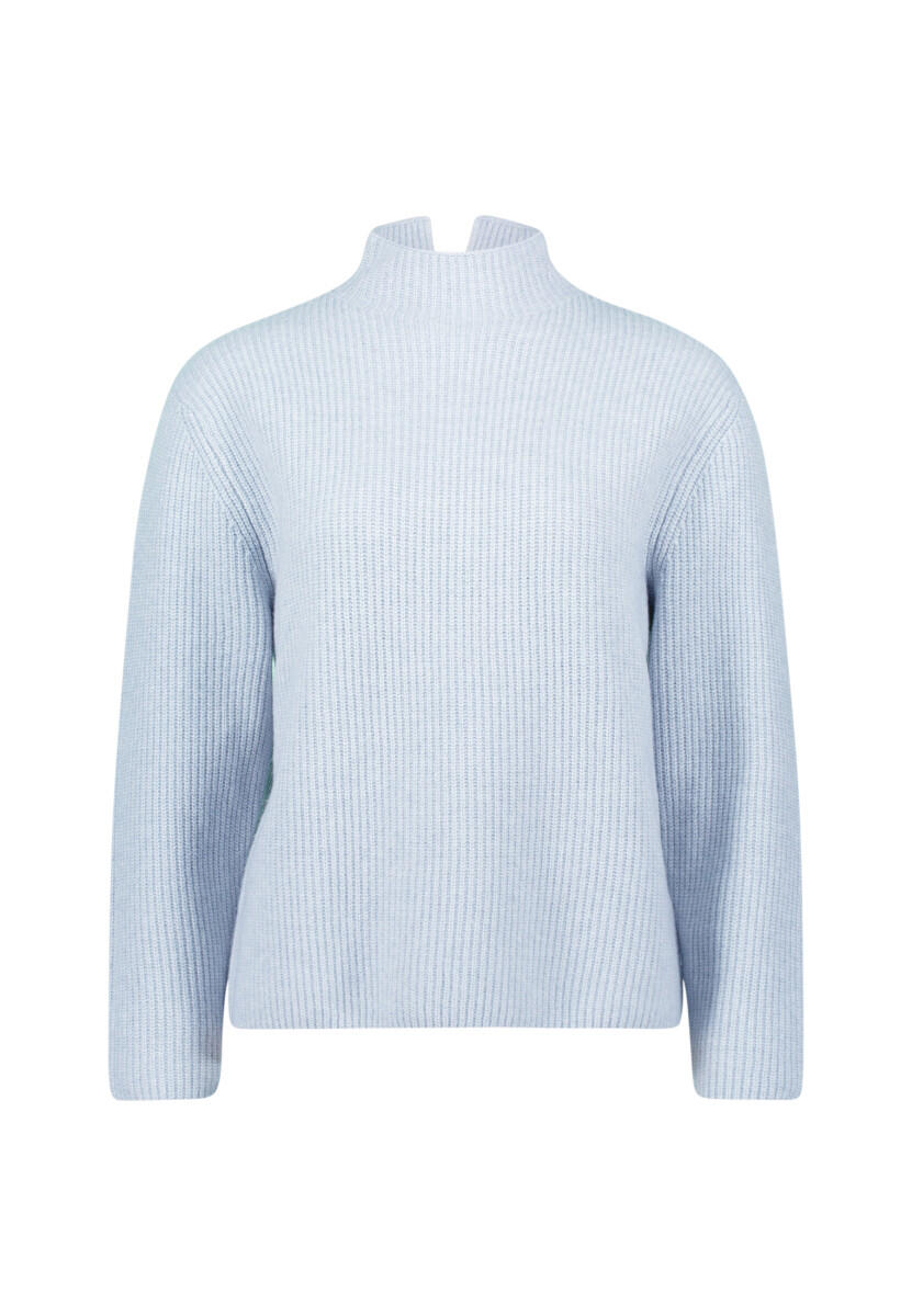 zero - Strickpullover blau - Gr. - 34 von zero