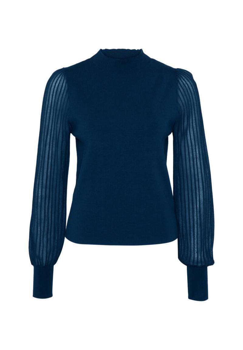 zero - Strickpullover blau - Gr. - 44 von zero