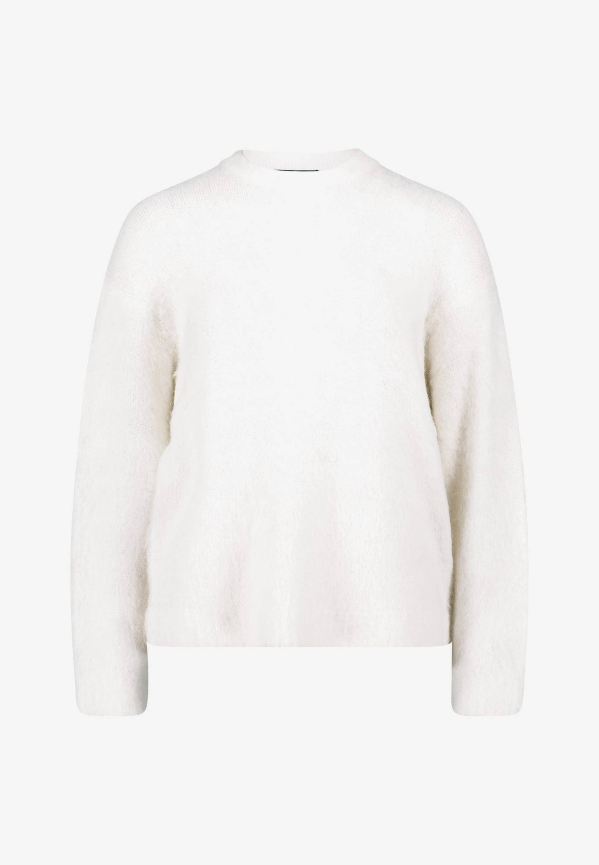 zero - Strickpullover mit Flaum eggnog - Gr. - L von zero