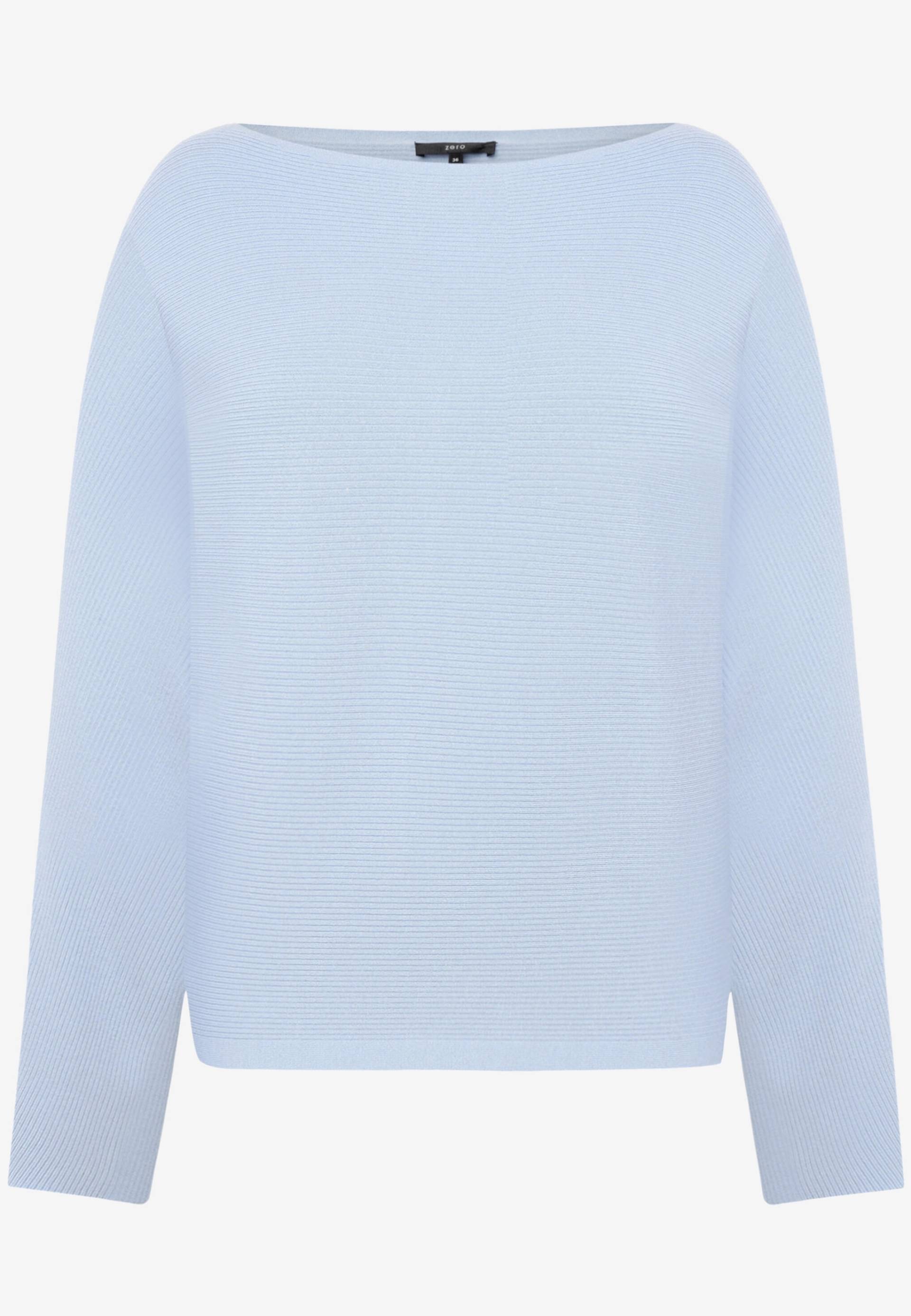 zero - Strickpullover mit U-Bootausschnitt - Gr. - 40 von zero