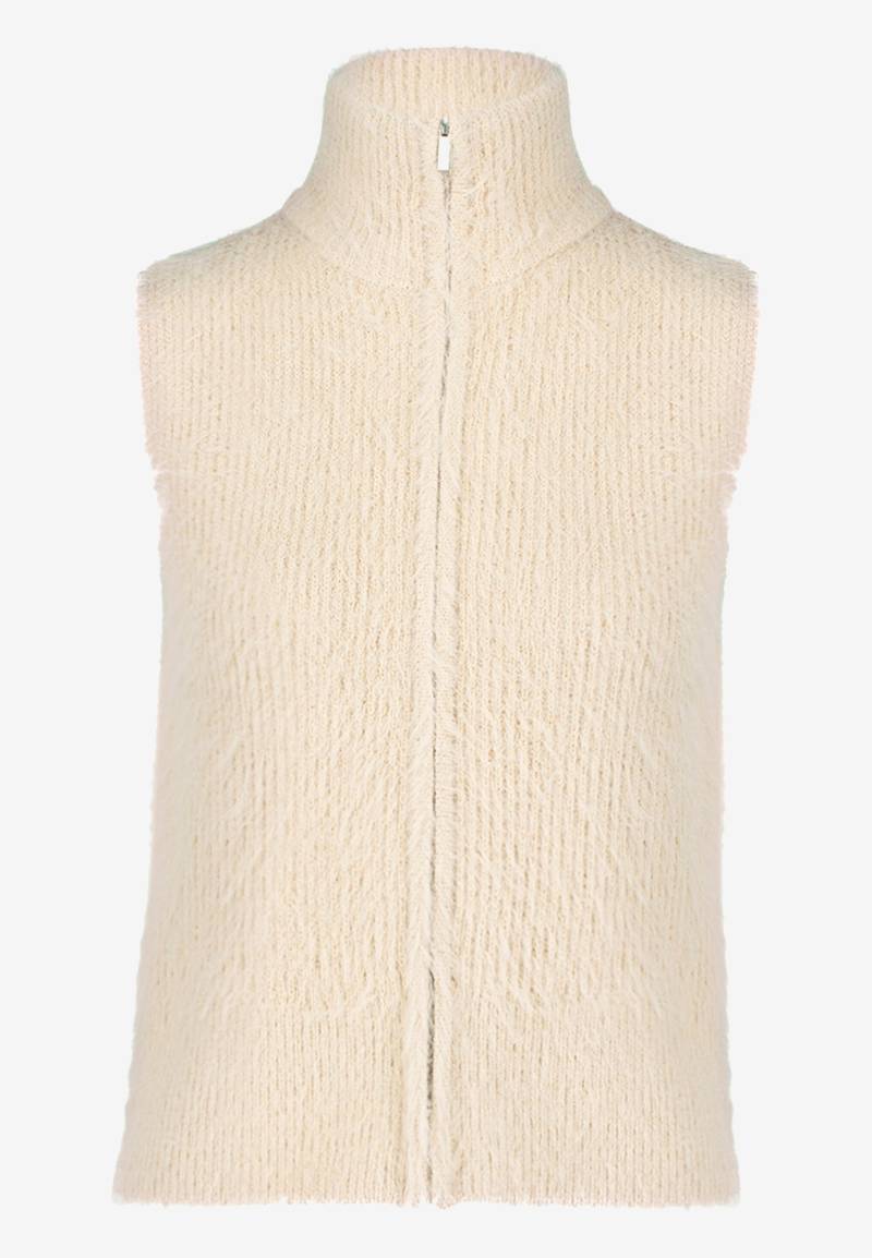 zero - Strickweste mit Reißverschluss - Gr. - 42 von zero