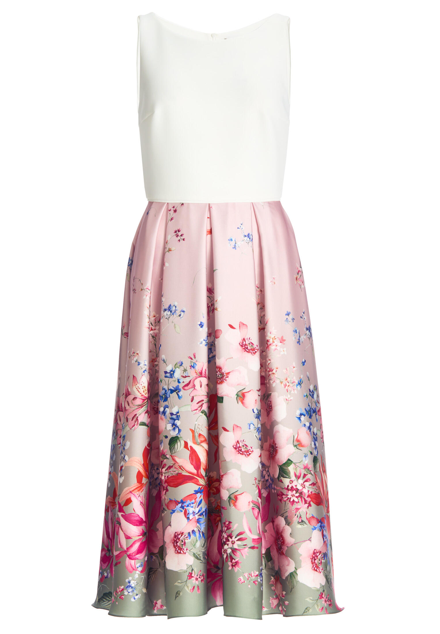SWING - Cocktailkleid mit Bordüren-Print soft pink/multi - Gr. - 38 von SWING
