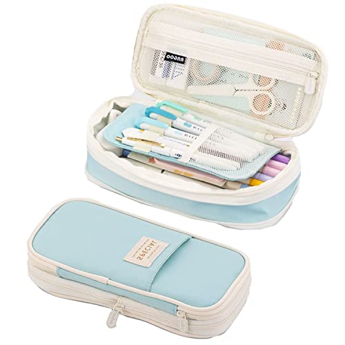 zeryor Mehrschichtiges Federmäppchen mit großer Kapazität – einfaches Federmäppchen, Pinsel-Aufbewahrungstasche, Schulgeschenk für Mädchen und Jugendliche, strapazierfähiges von zeryor
