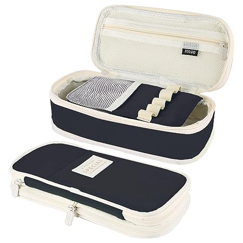 zeryor Mehrschichtiges Federmäppchen mit großer Kapazität – einfaches Federmäppchen, Pinsel-Aufbewahrungstasche, Schulgeschenk für Mädchen und Jugendliche, strapazierfähiges von zeryor